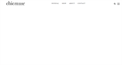 Desktop Screenshot of chicmuse.com